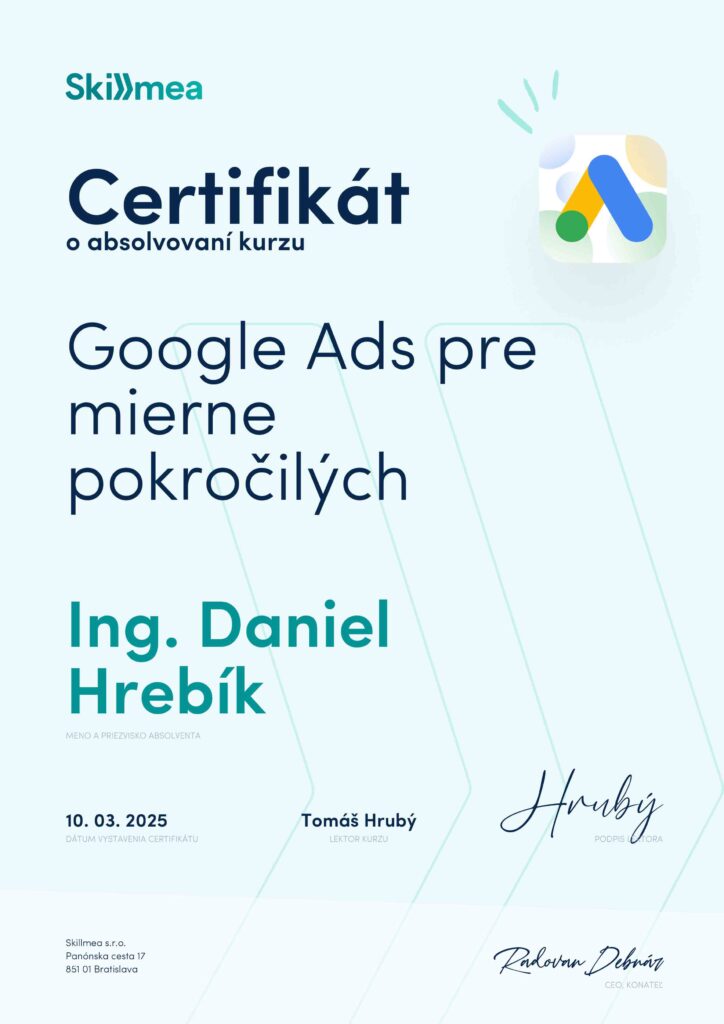 Google Ads pre mierne pokročilých