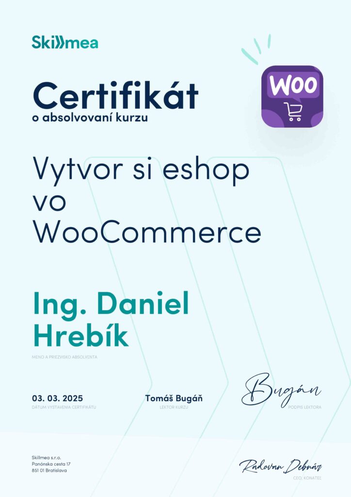 Vytvor si eshop vo WooCommerce