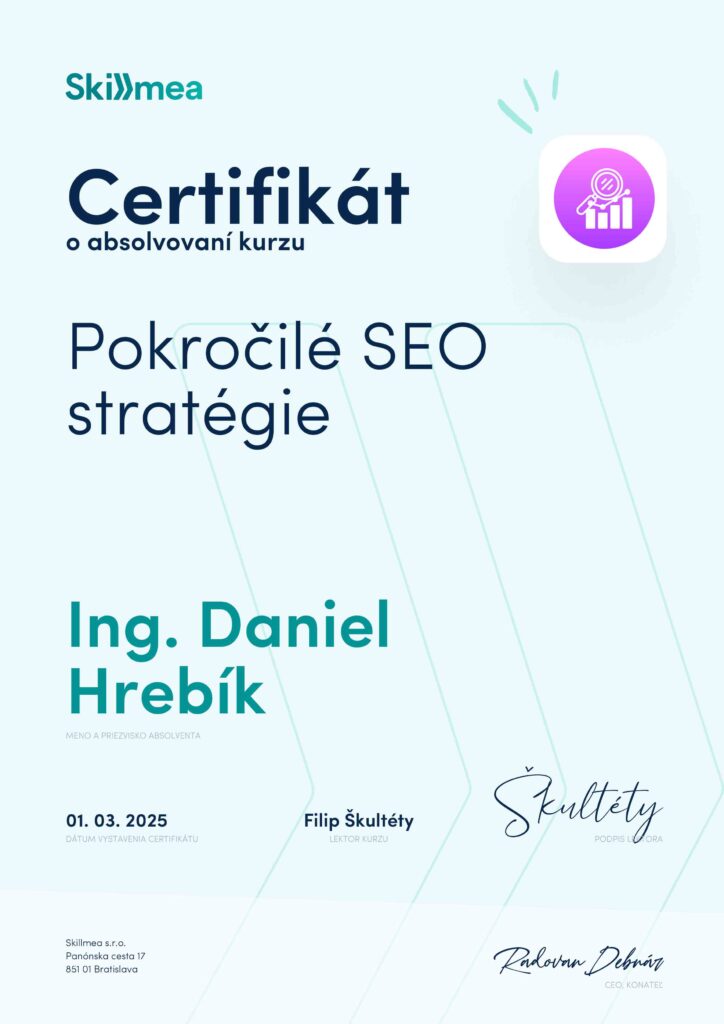 Pokročilé SEO stratégie