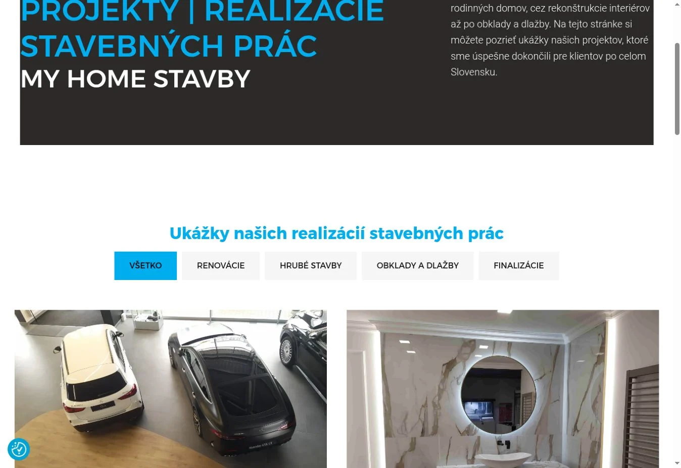 Detail obsahu projektu MH STAVBY